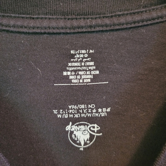 Walt Disney World Black Long Sleeve Tee With Neon Print - Picture 6 of 6